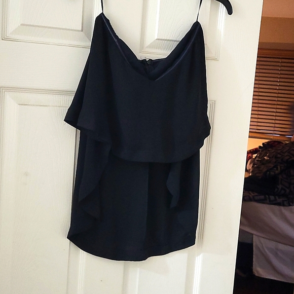 Express Tops - Strapless black shirt